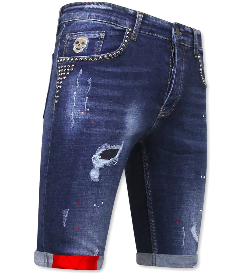 COMPRAR PANTALONES VAQUEROS CORTOS 1025SH  AZUL