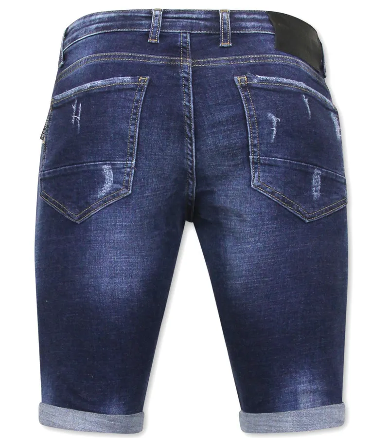 COMPRAR PANTALONES VAQUEROS CORTOS 1025SH  AZUL