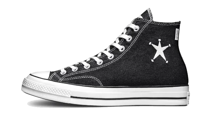 CONVERSE CHUCK TAYLOR ALLSTAR 70 HI STUSSY BLACK