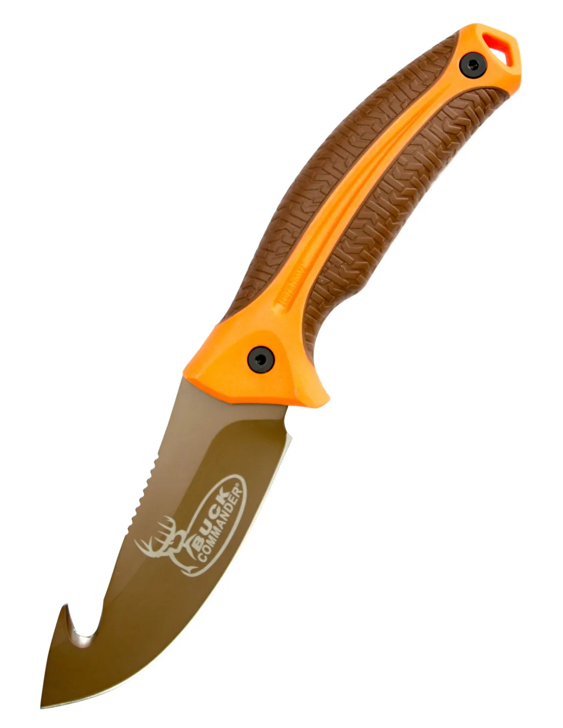 Cuchillo de caza largo Kershaw LoneRock, con funda