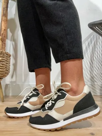 Deportiva Combinada SHATTUCK Negro