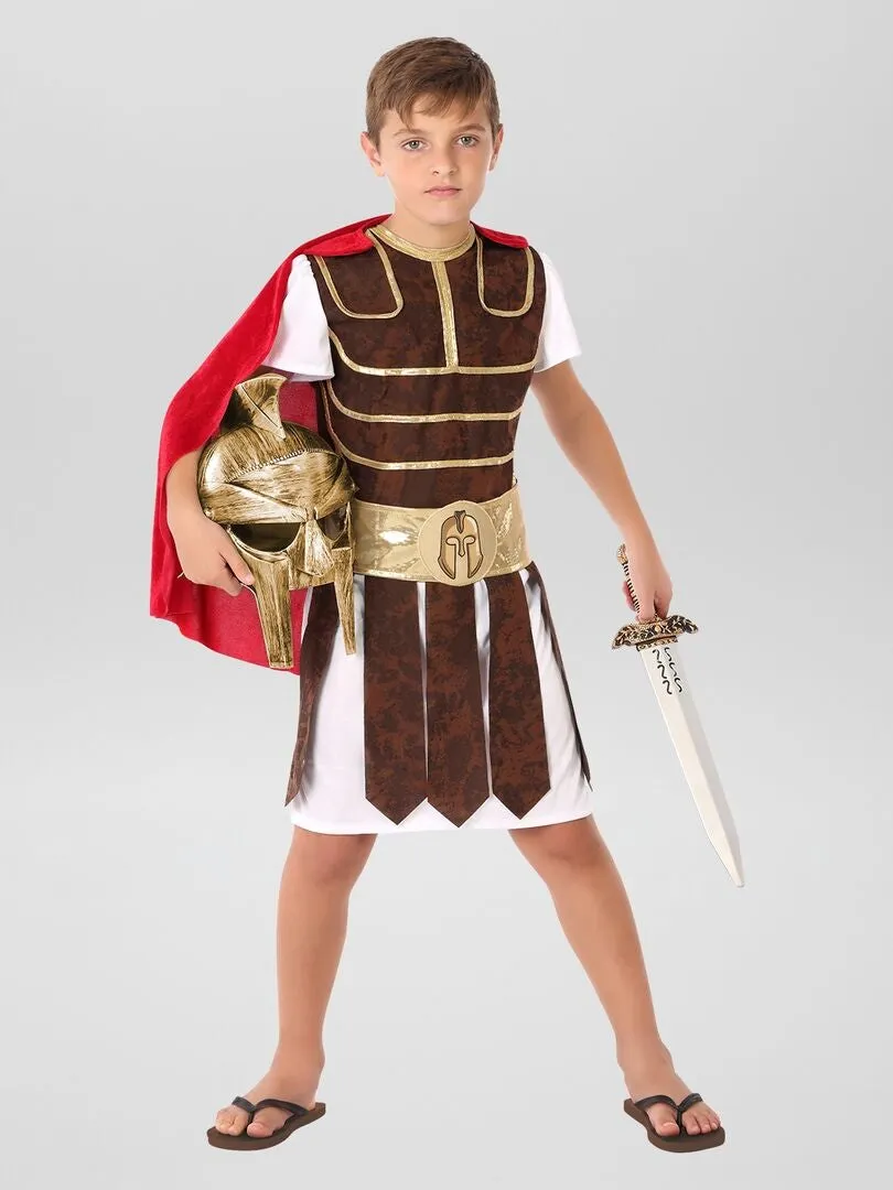 DISFRAZ DE 'GLADIADOR'   3 PIEZAS  BLANCO