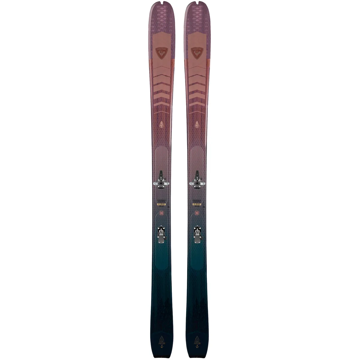 Esquís Con Fijación Mujer Escaper W 87 Open St 10 Black Rossignol Marrón