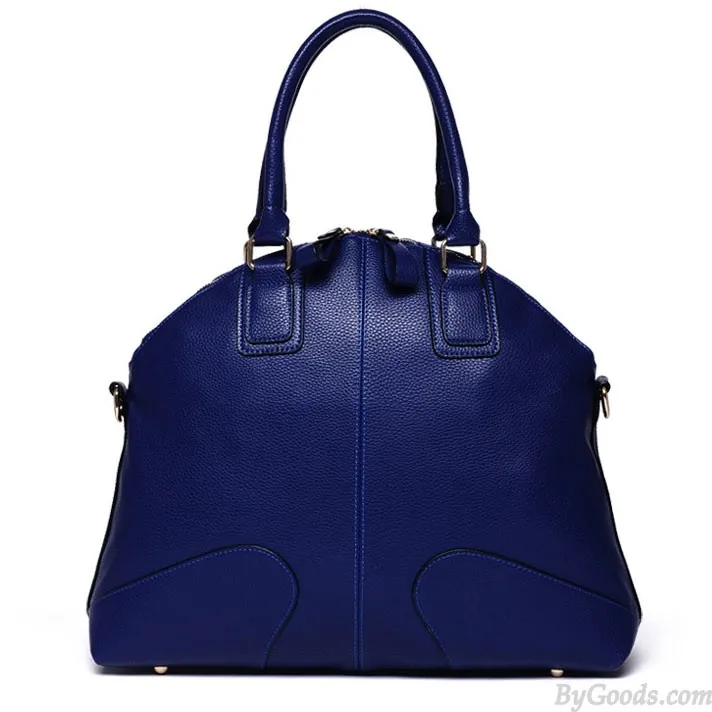 Fashion Brown Shells Leather Tassel Handbags