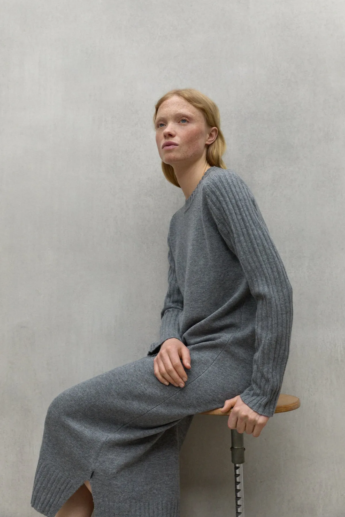 GREY EUCALIPTO DRESS