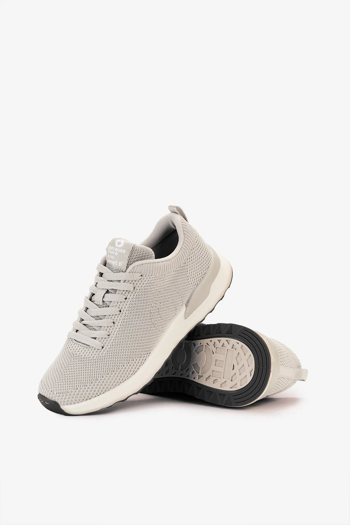 GREY KNITTED CONDE TRAINERS