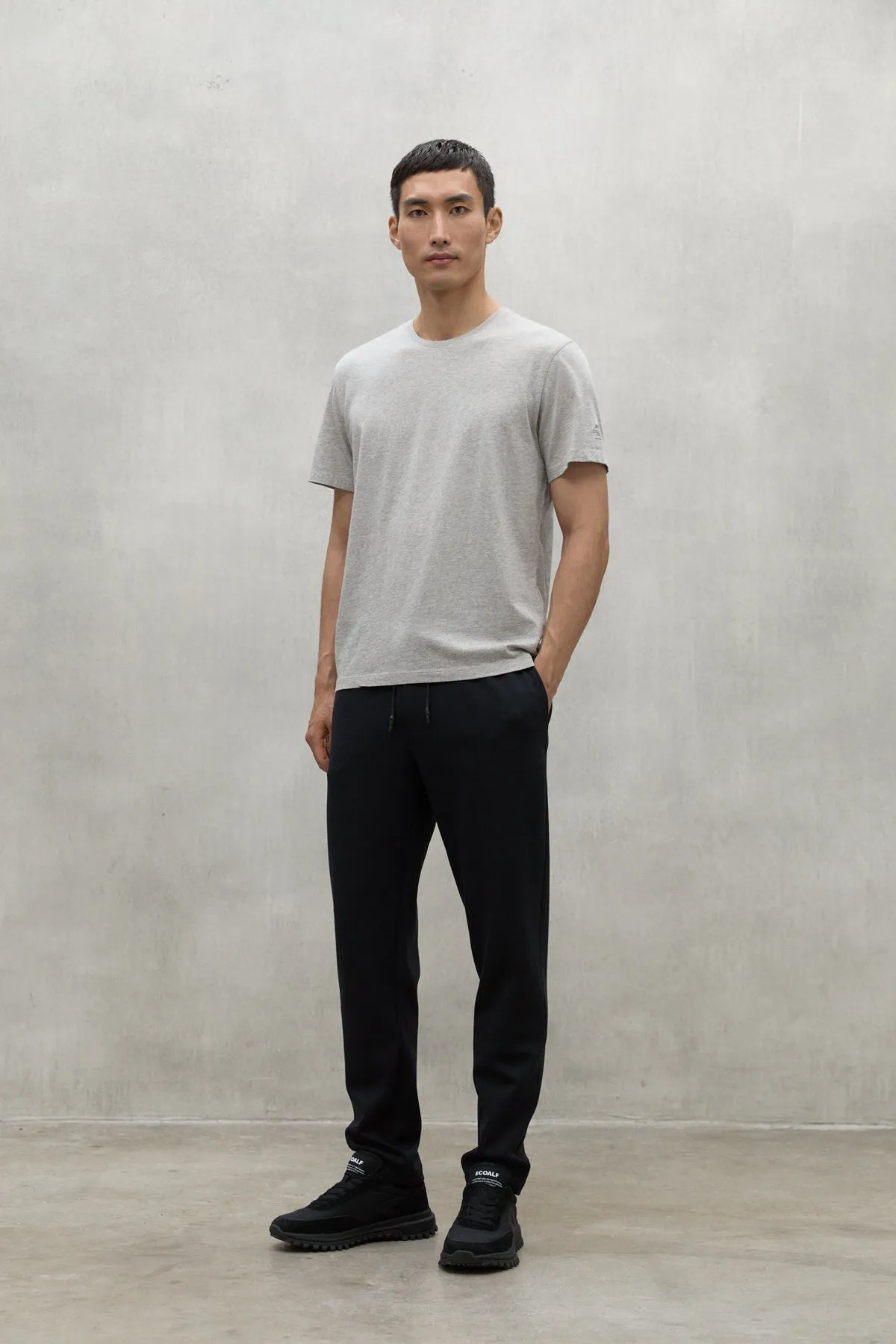 GREY VENT TSHIRT
