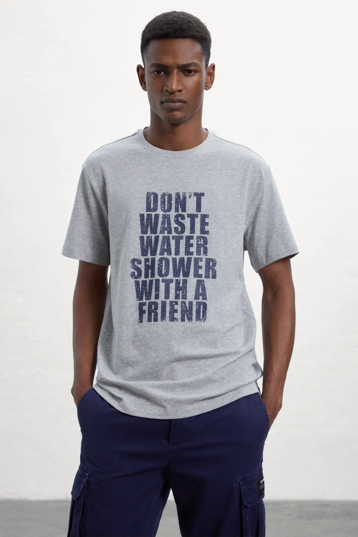 GREY WASTE TSHIRT