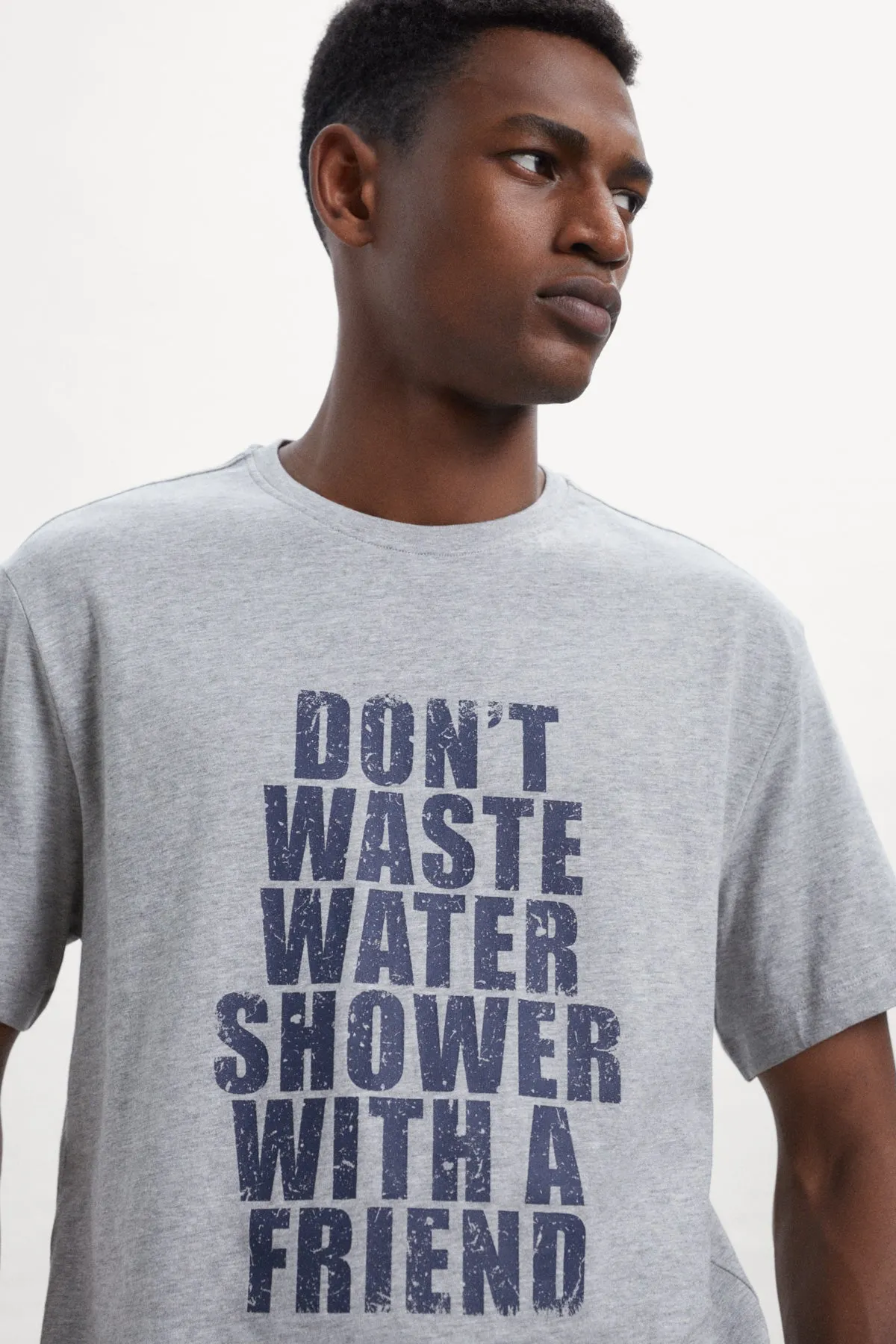 GREY WASTE TSHIRT