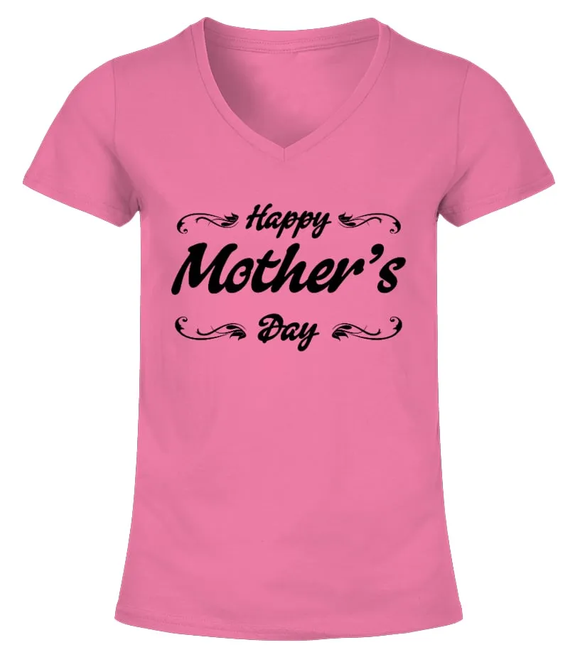 HAPPY MOTHER'S DAY EXCLUSIVE TSHIRT CAMISETA CUELLO PICO MUJER