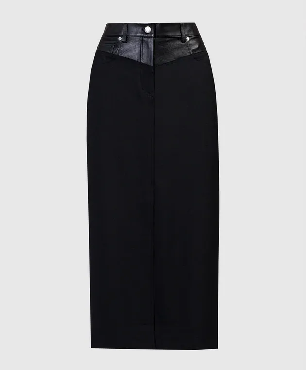 Helmut Lang Black combined skirt