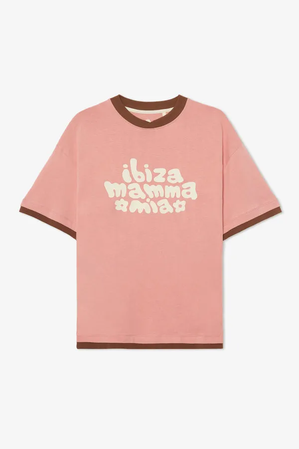 IBIZA MAMMA MIA TEE PINK