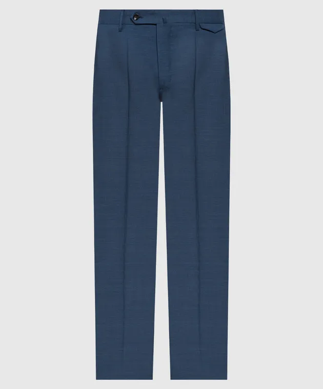 Incotex Blue pants made of wool