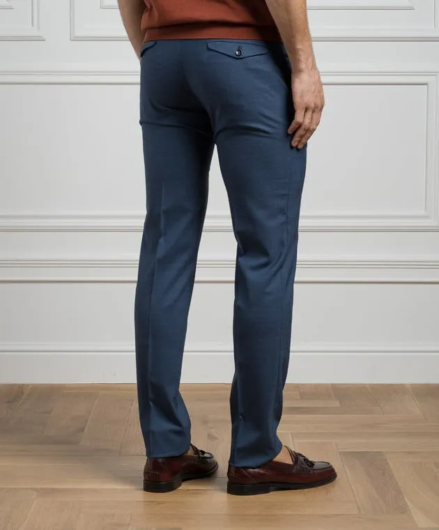 Incotex Blue pants made of wool