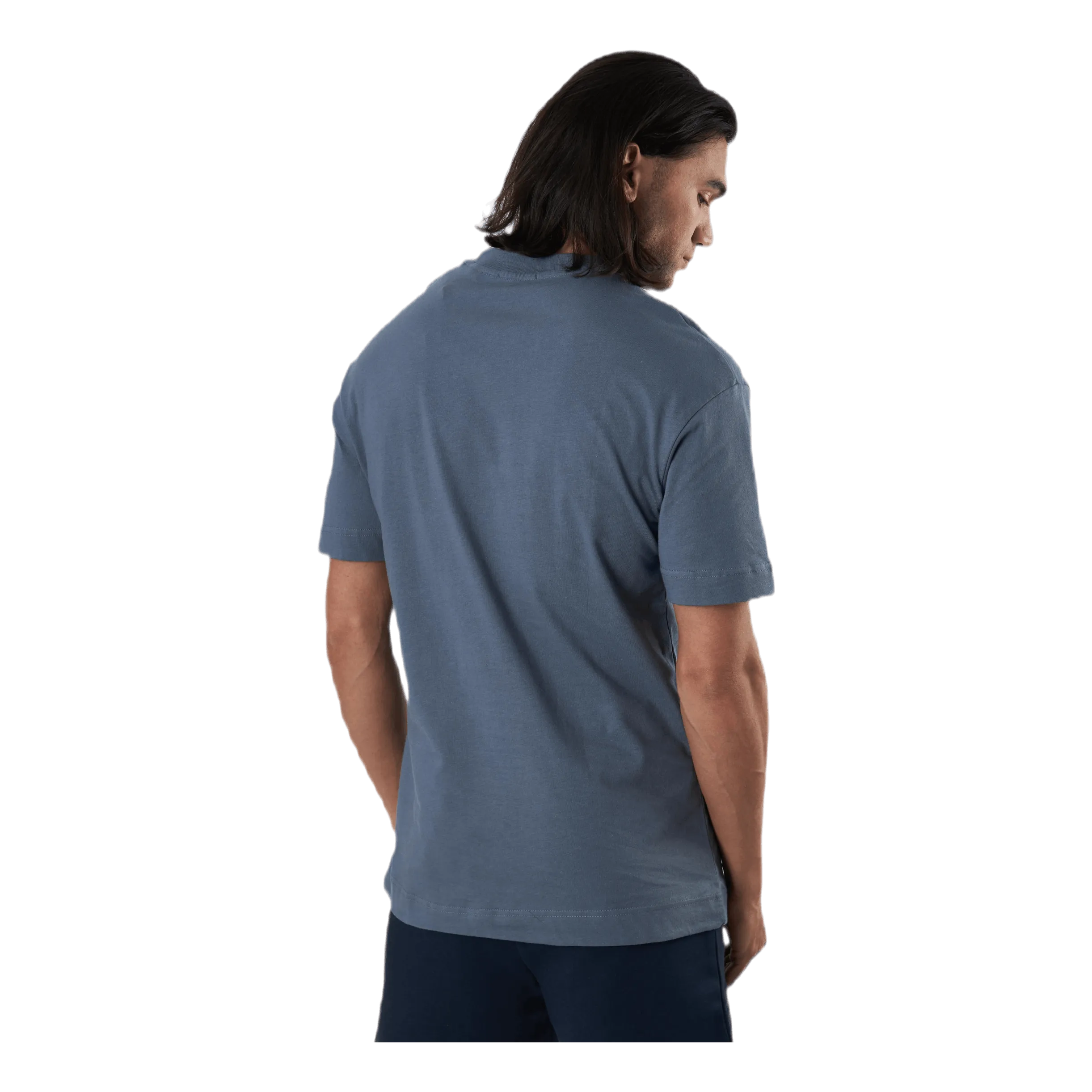 Jack & Jones Geo Box Fit Ss Tee Blue