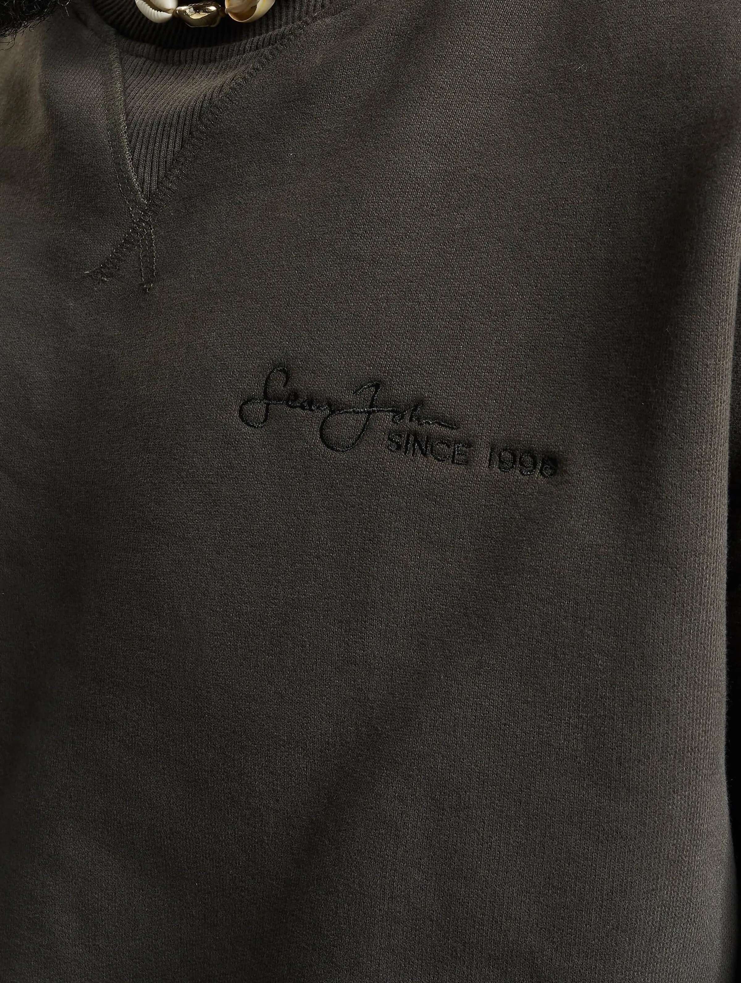 JM22300401 SJ SCRIPT LOGO BACKPRINT PEACHED CREW