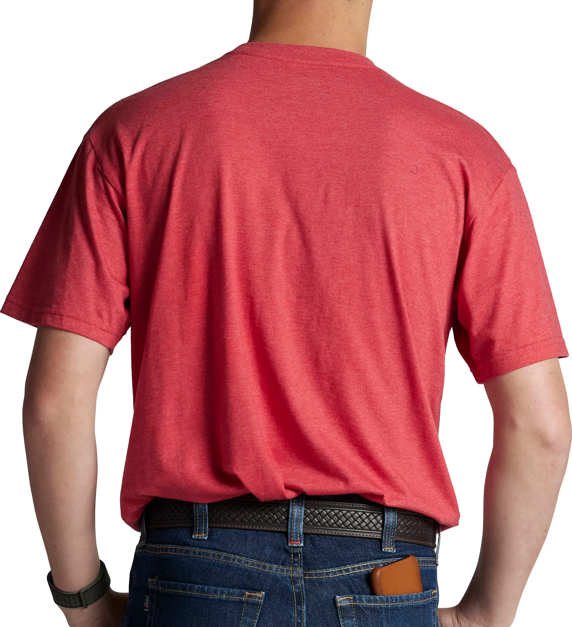 Justin Men's Patriotic Tractor Tee