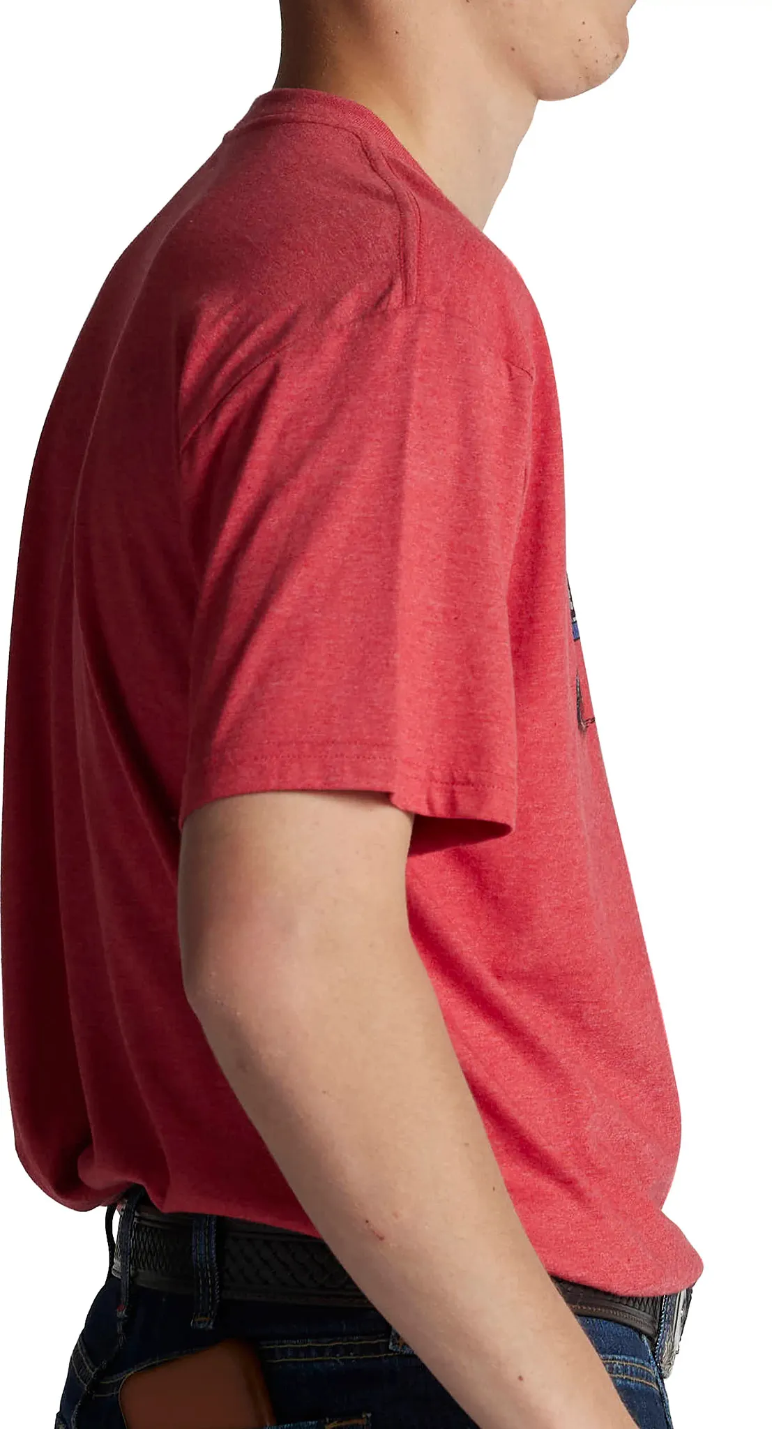 Justin Men's Patriotic Tractor Tee
