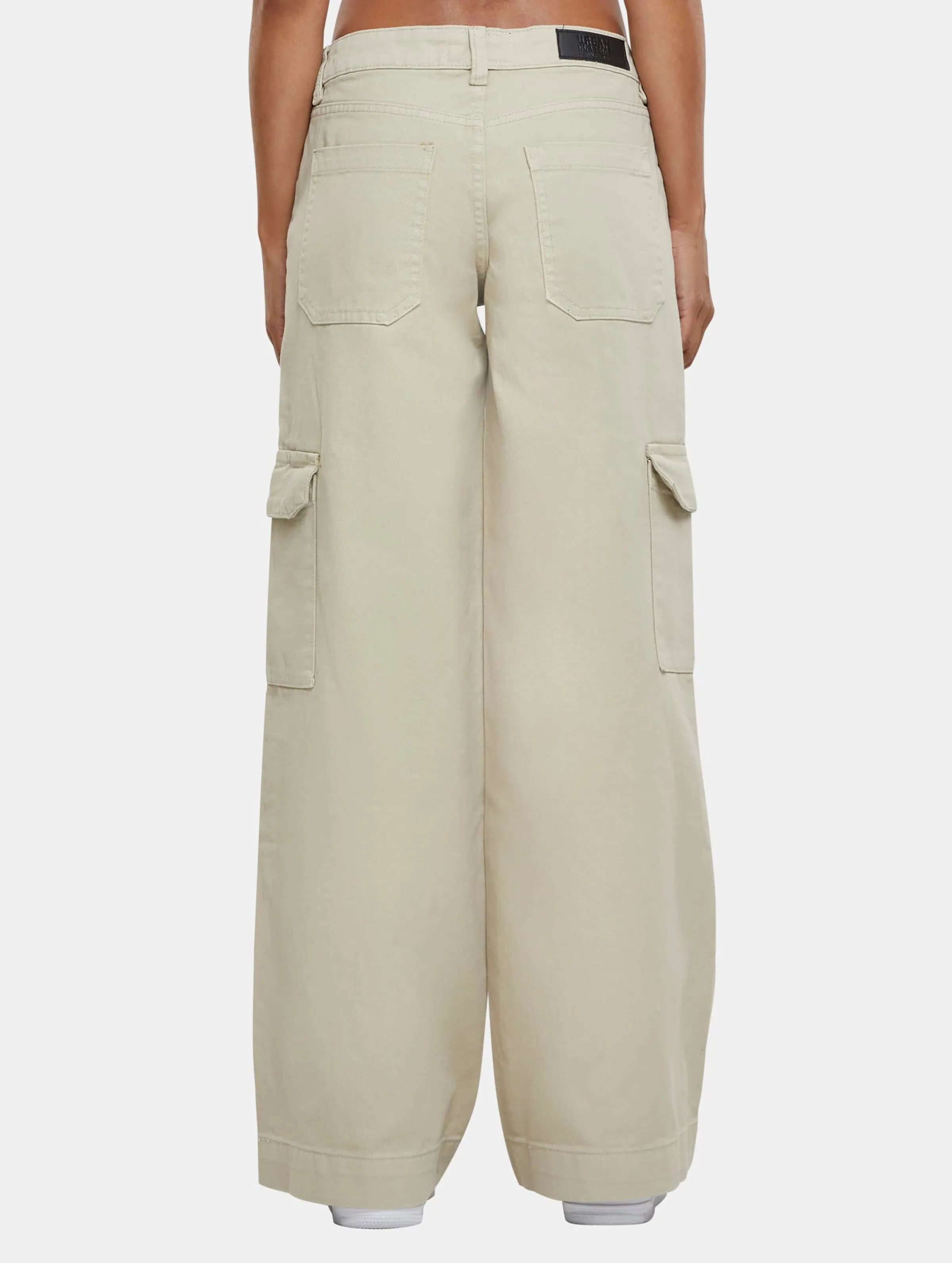 Ladies Low Waist Cargo Denim