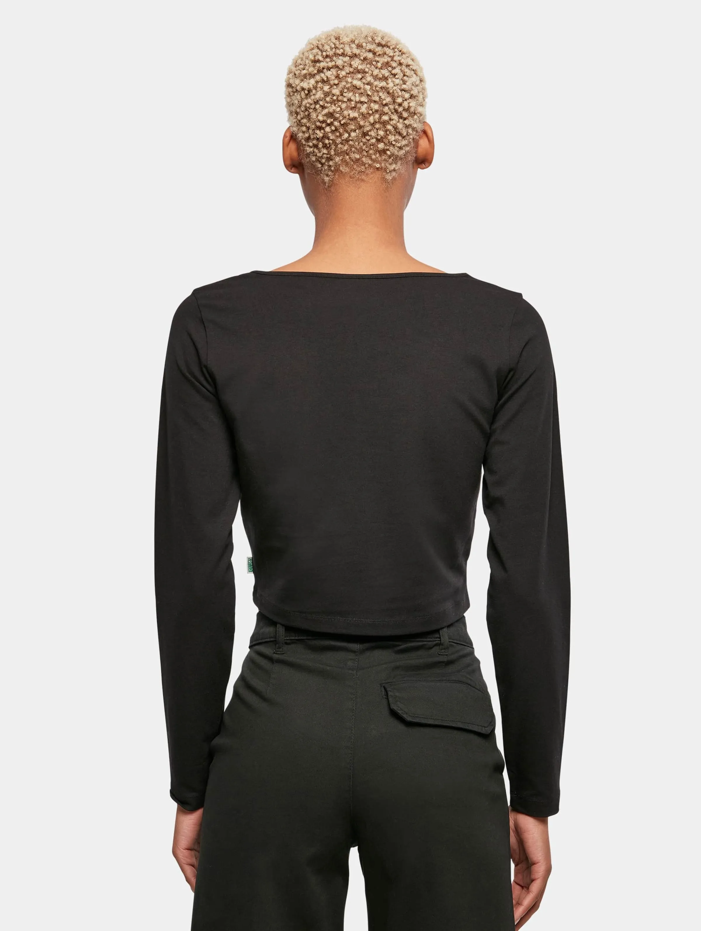 Ladies Organic Cropped