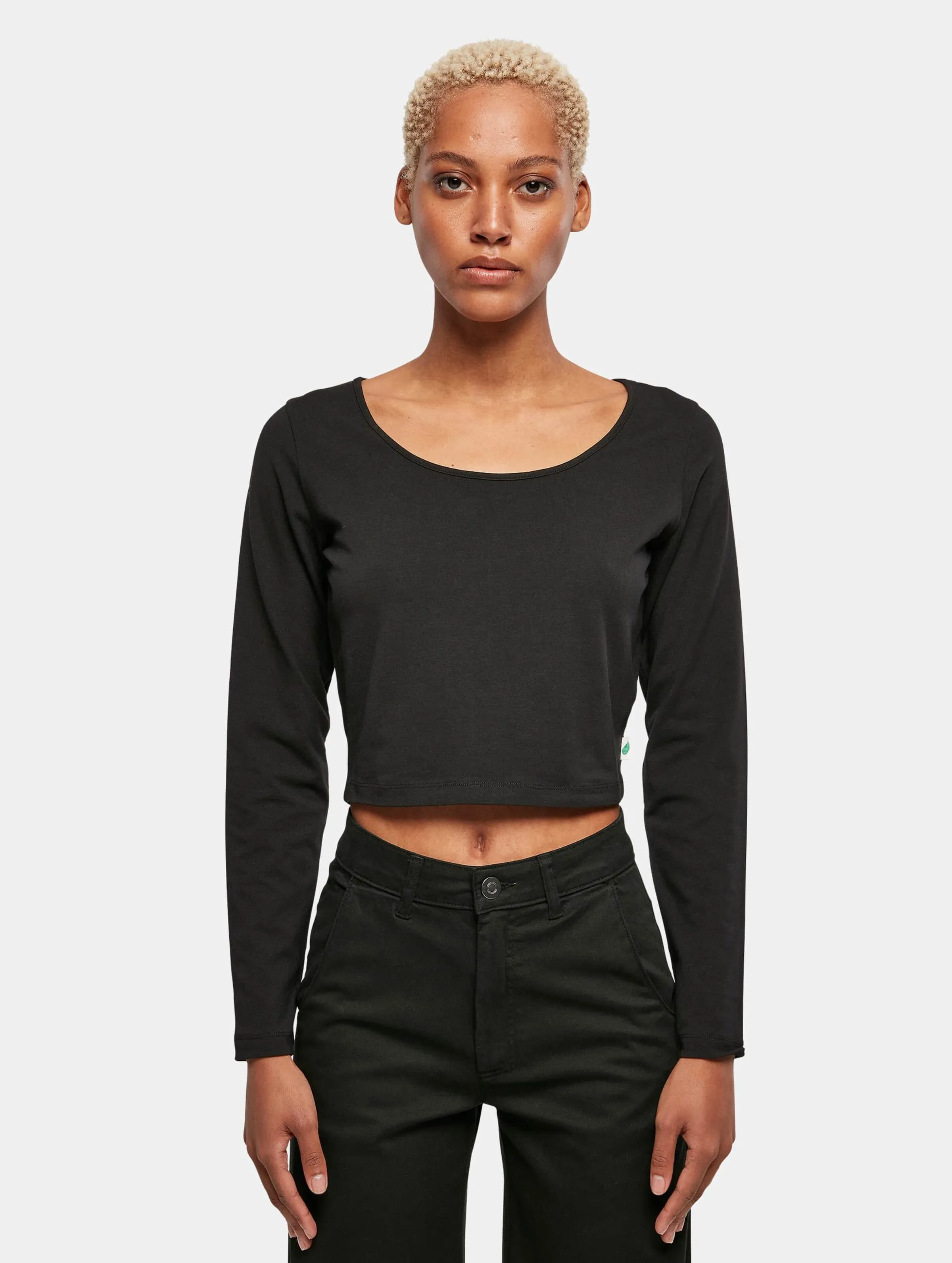 Ladies Organic Cropped