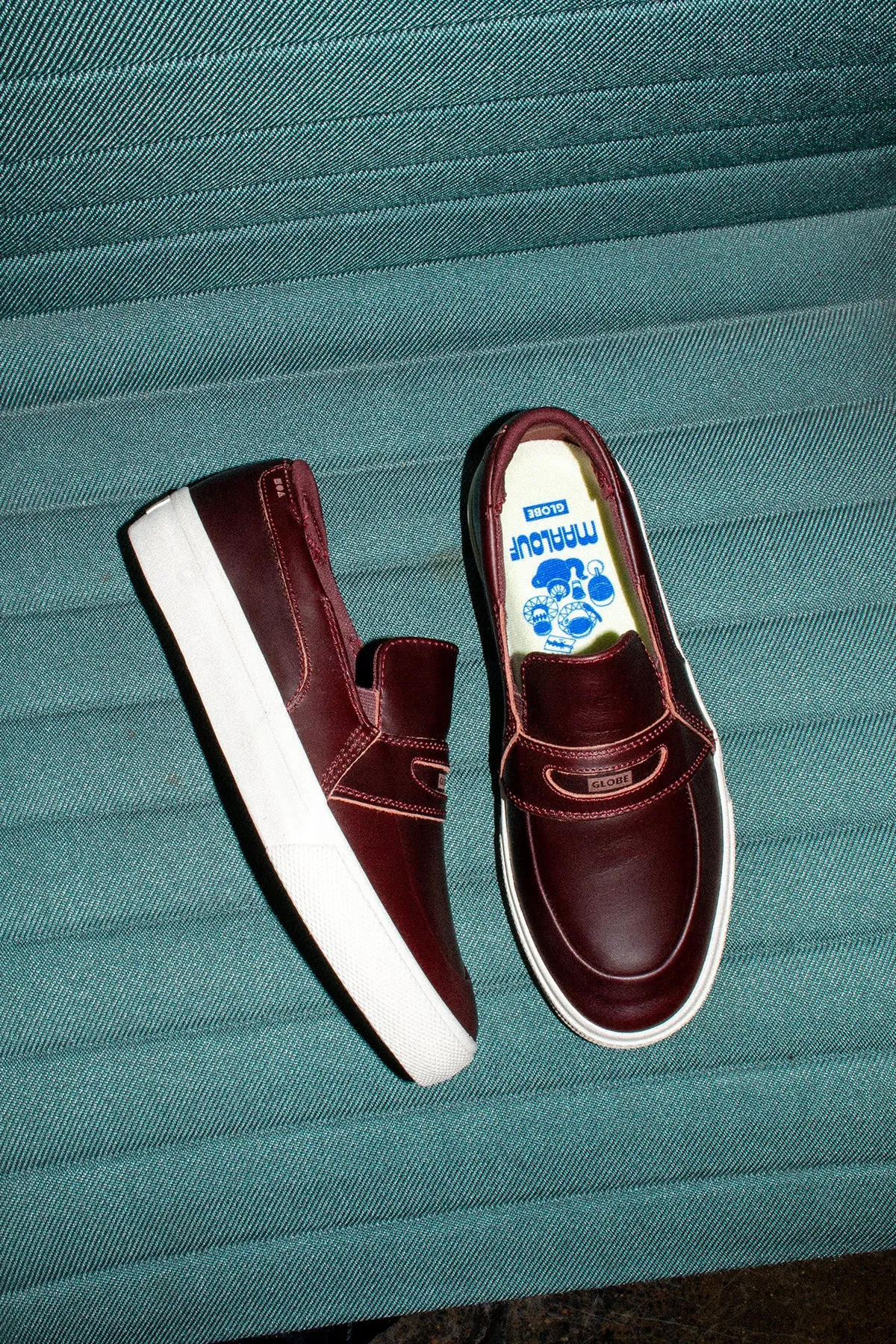 LIAIZON  OXBLOOD/MAALOUF  SKATE SHOES