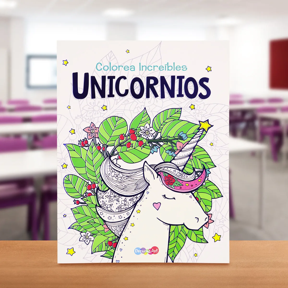 Libro para Colorear de Unicornio Mándala 64 pág.