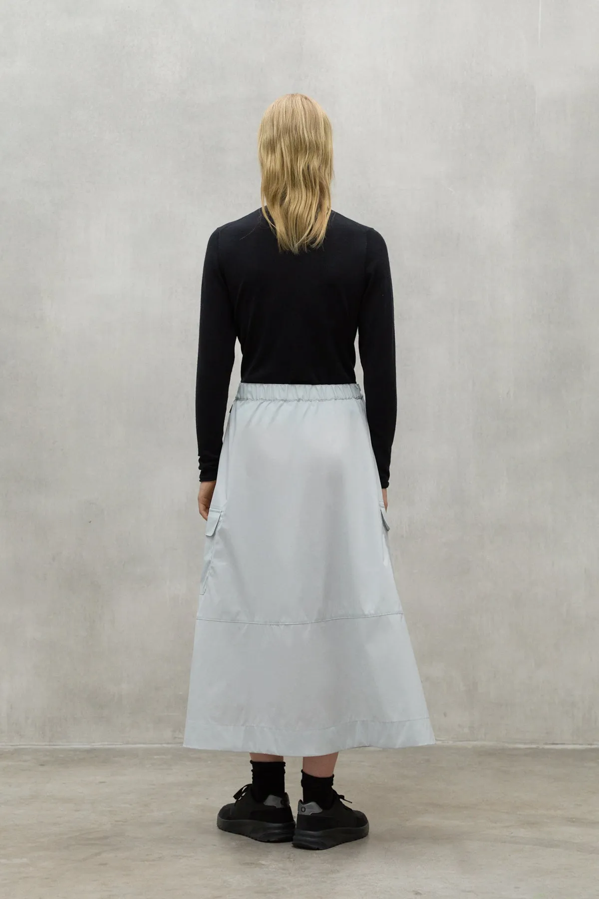 LIGHT GREY KANO SKIRT