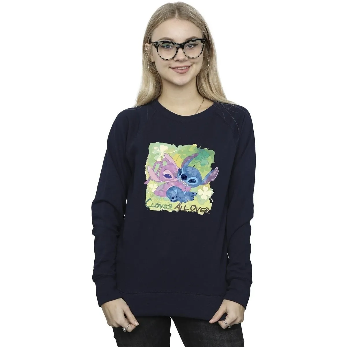 Lilo And Stitch St Patrick's Day Clover