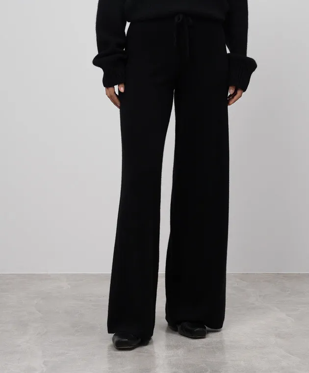 LISA YANG Sofi black cashmere pants