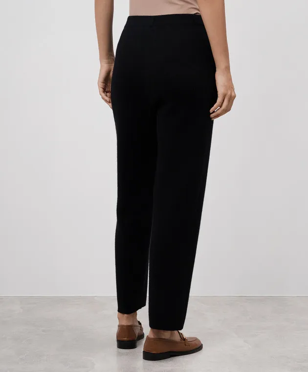 LISA YANG Sonya black cashmere pants