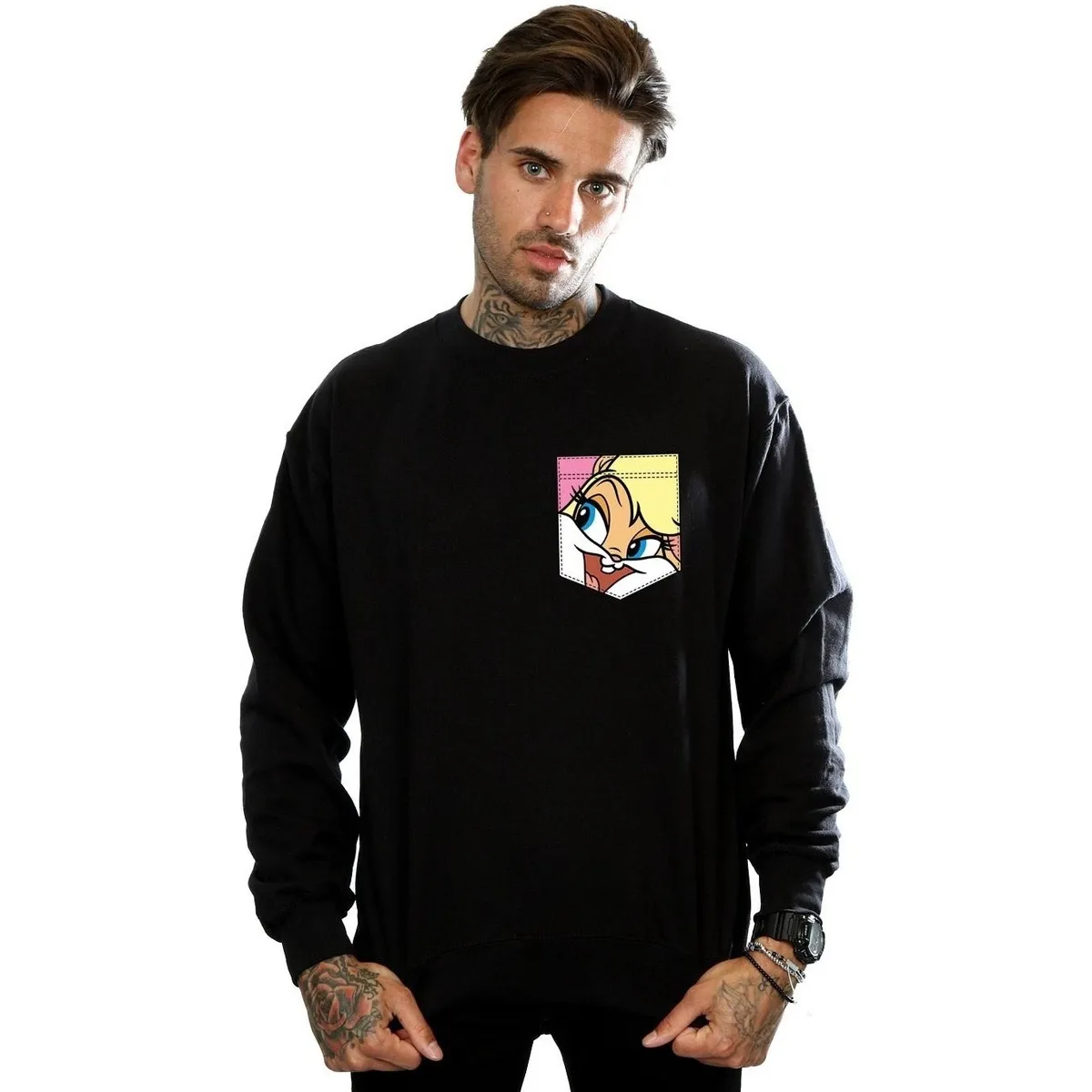 Lola Bunny Face Faux Pocket