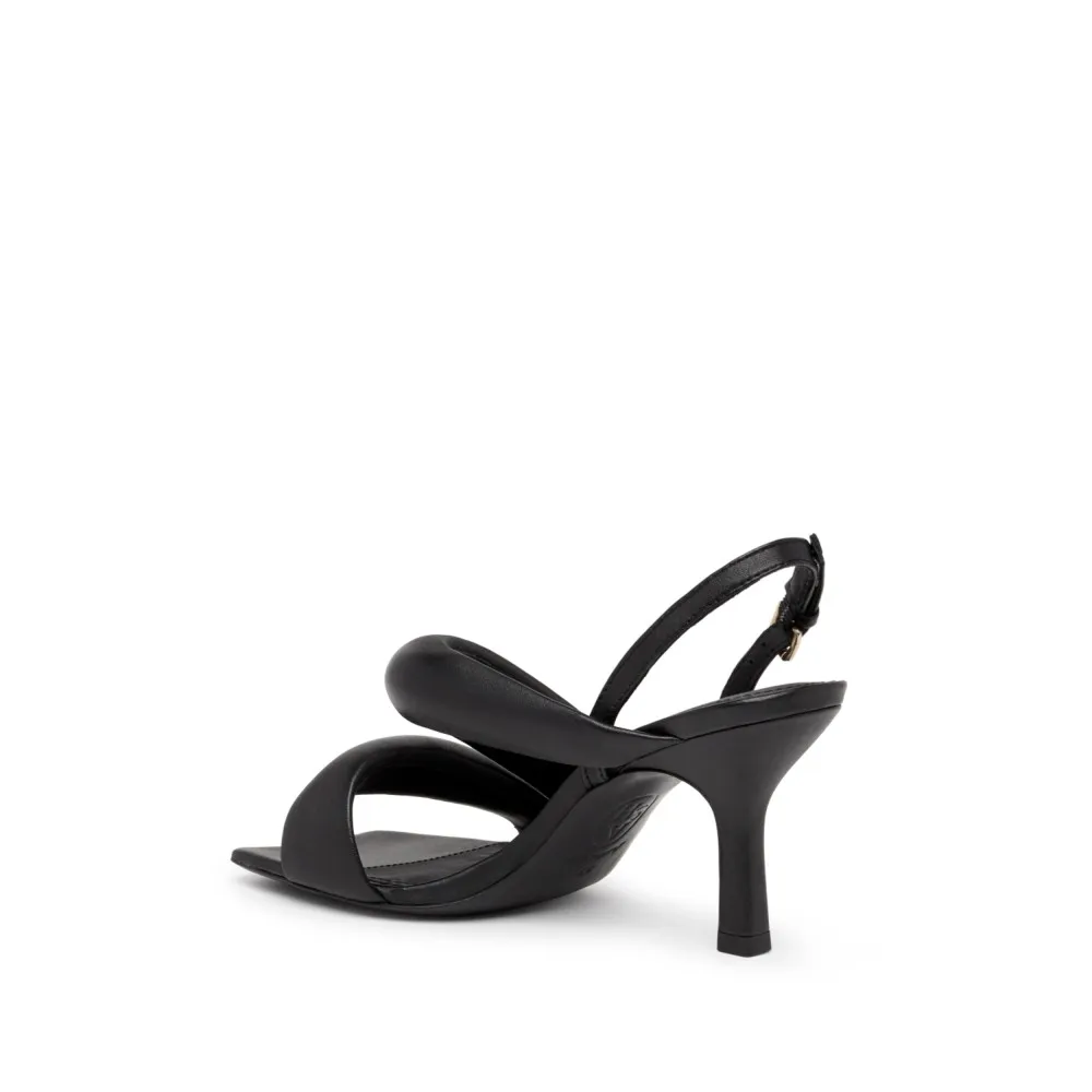MADISON Nappa Foulard Black