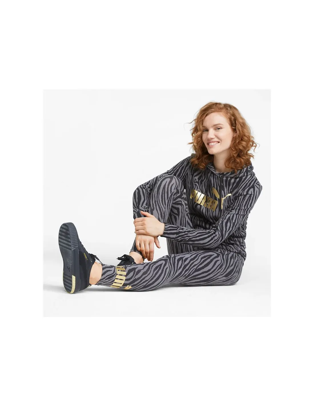 Mallas Puma Essentials+ Tiger W Grey