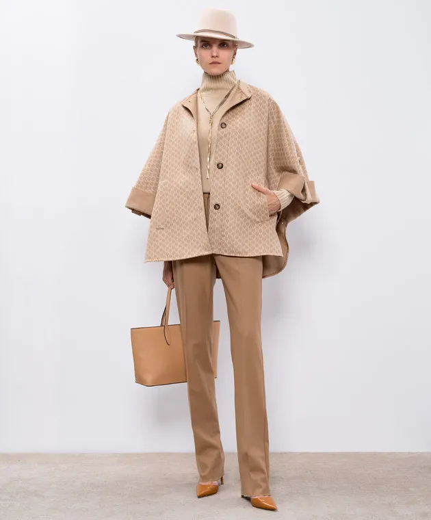 Max Mara Sportmax MORA beige wool pants