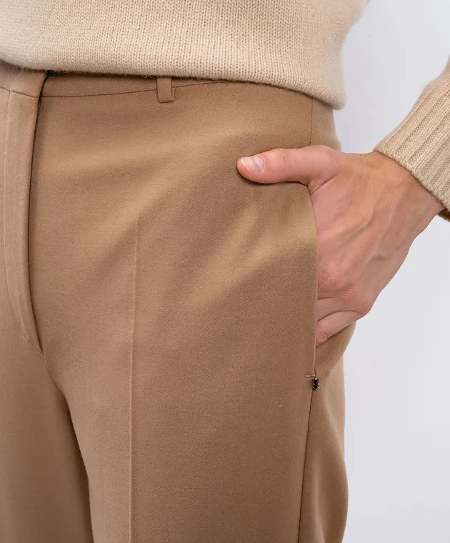 Max Mara Sportmax MORA beige wool pants
