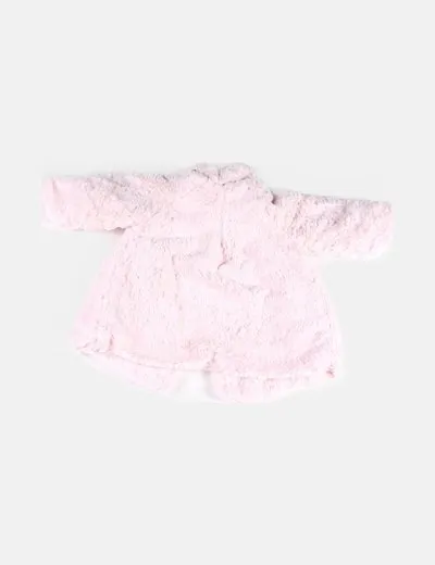 Mayoral Abrigo rosa pelo sintético