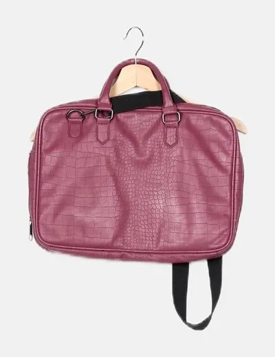 Misako Bolso maletín burdeos