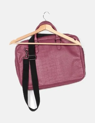 Misako Bolso maletín burdeos
