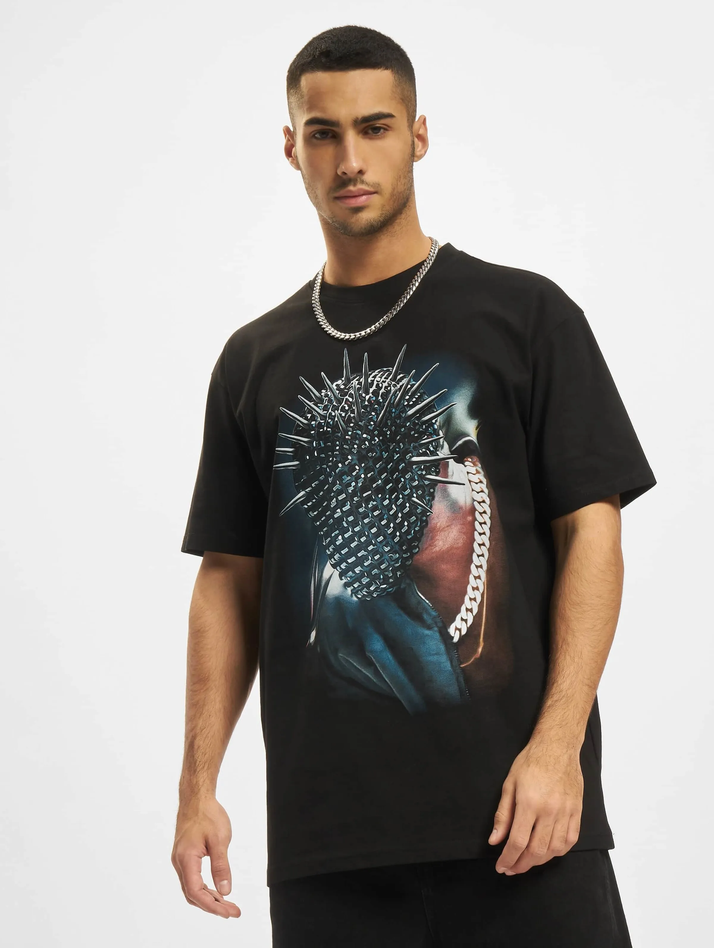 Mister Tee Upscale Upscale Thorned Mask Oversize