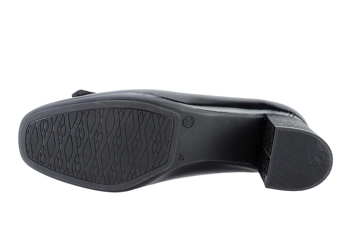 Moccasin Black Antic