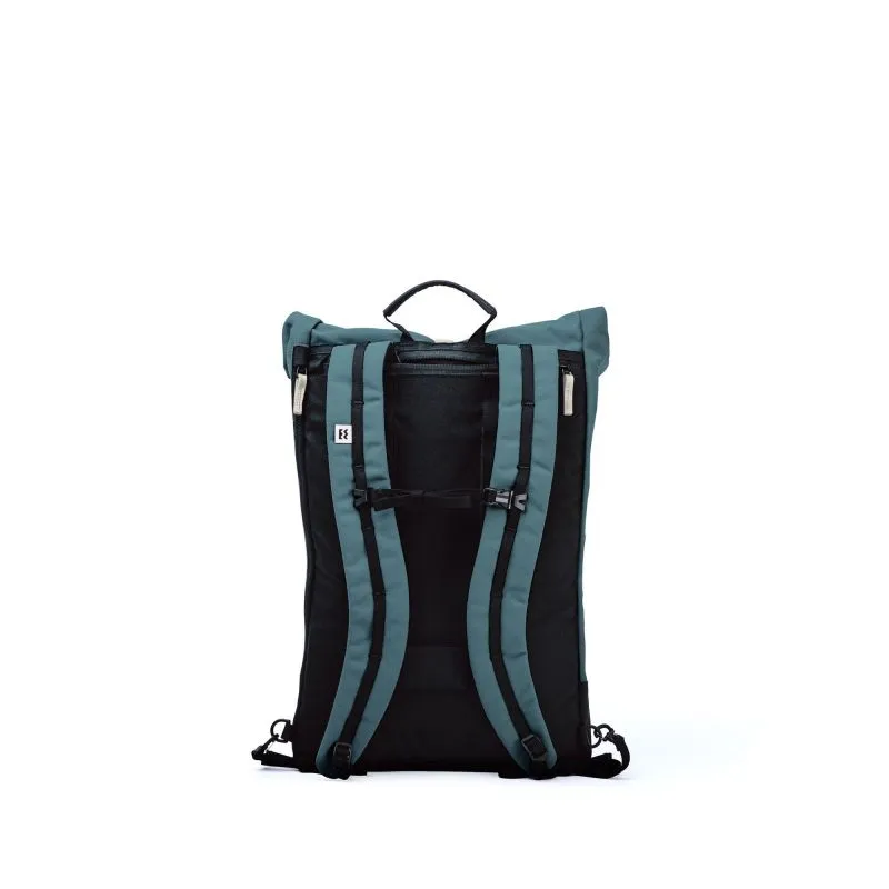 Mochila Meromero Mini Squamish (pino plateado/cuero crema)