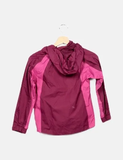 Mountain warehouse Abrigo morado impermeable