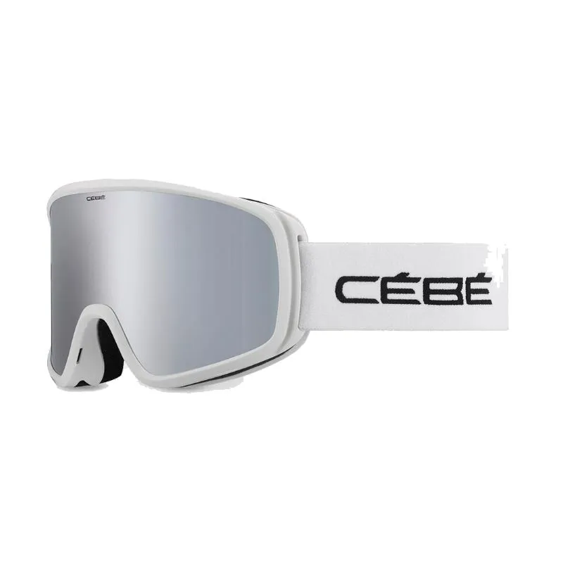 Máscara de esquí Cébé Razor Evo (White Brown Mirror)