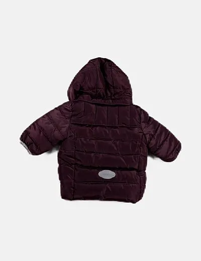 Name it Abrigo morado acolchado