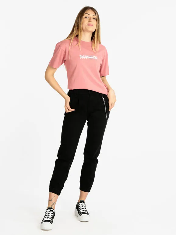 Napapijri S BOX W SS Camiseta de mujer de manga corta con texto