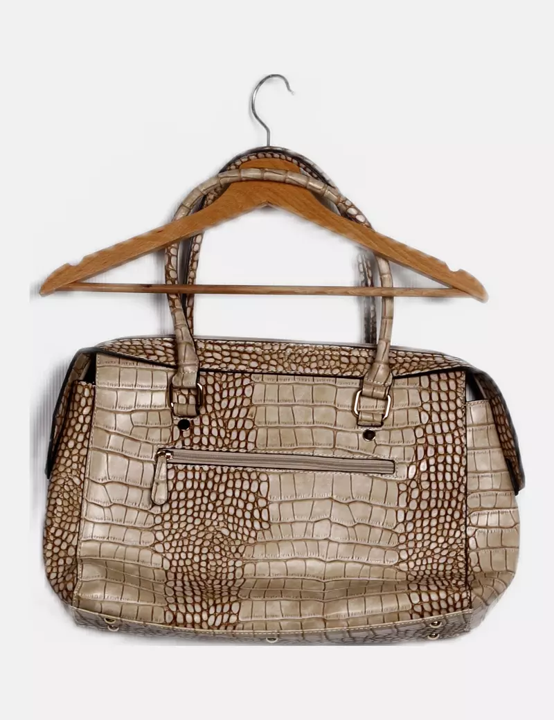 Noco Bolso beige texturizado