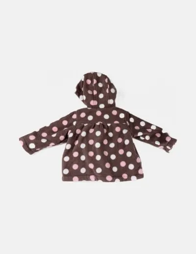 NoName Abrigo marrón estampado dots