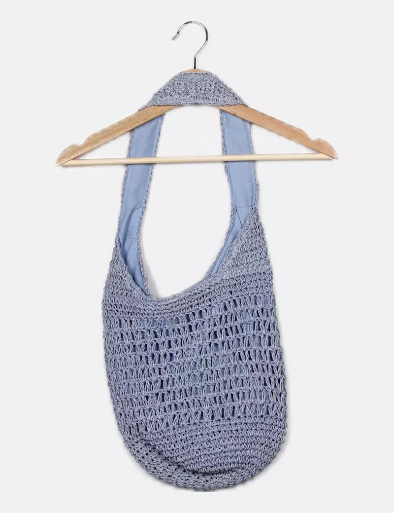 NoName Bolso azul trenzado