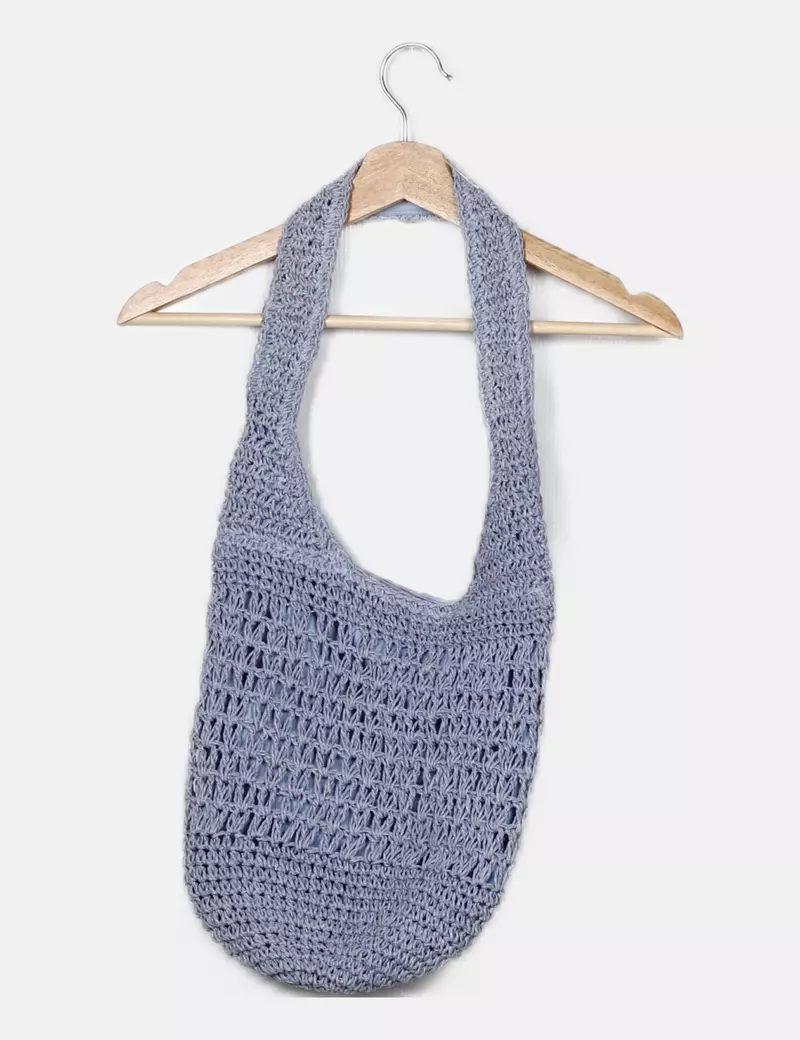 NoName Bolso azul trenzado